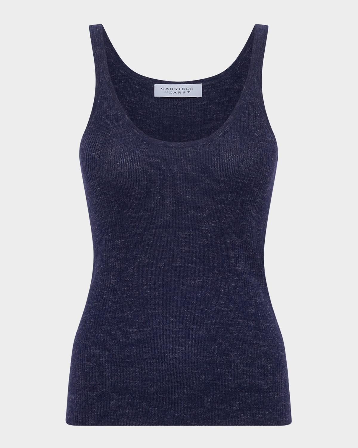 cinxia cashmere-silk knit tank top