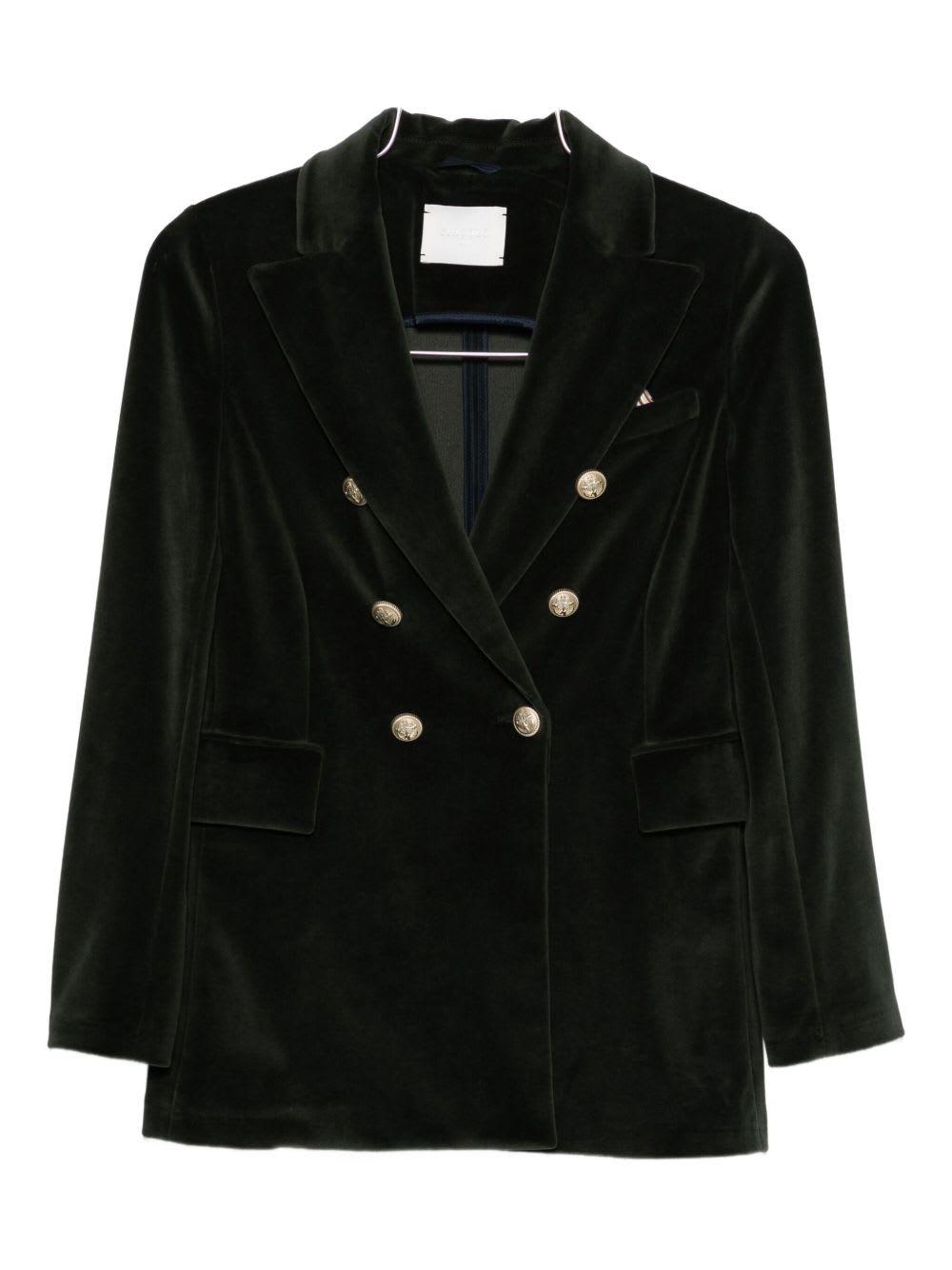 circolo 1901 cotton double-breasted jacket