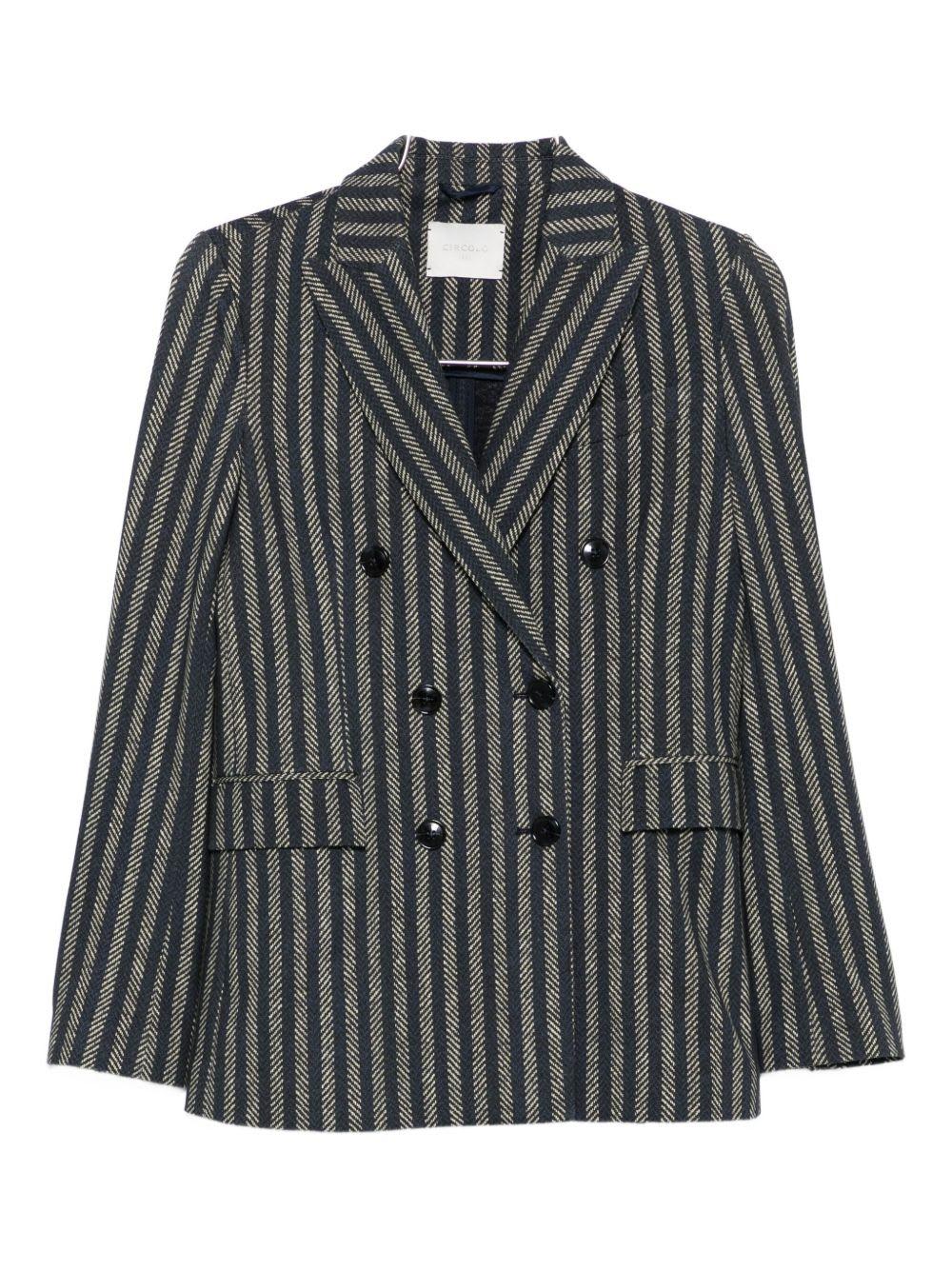 circolo 1901 cotton double-breasted jacket