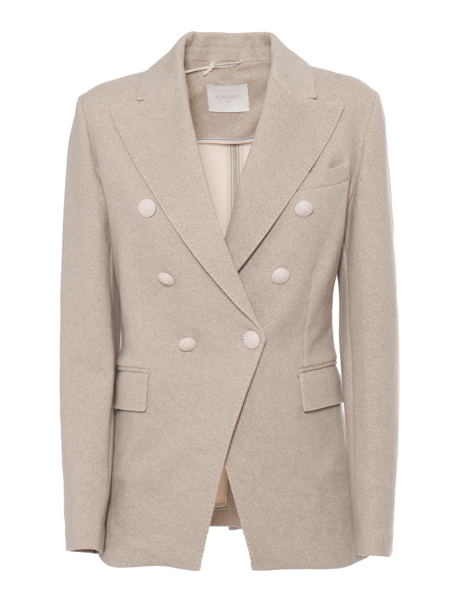 circolo 1901 double breasted jacket
