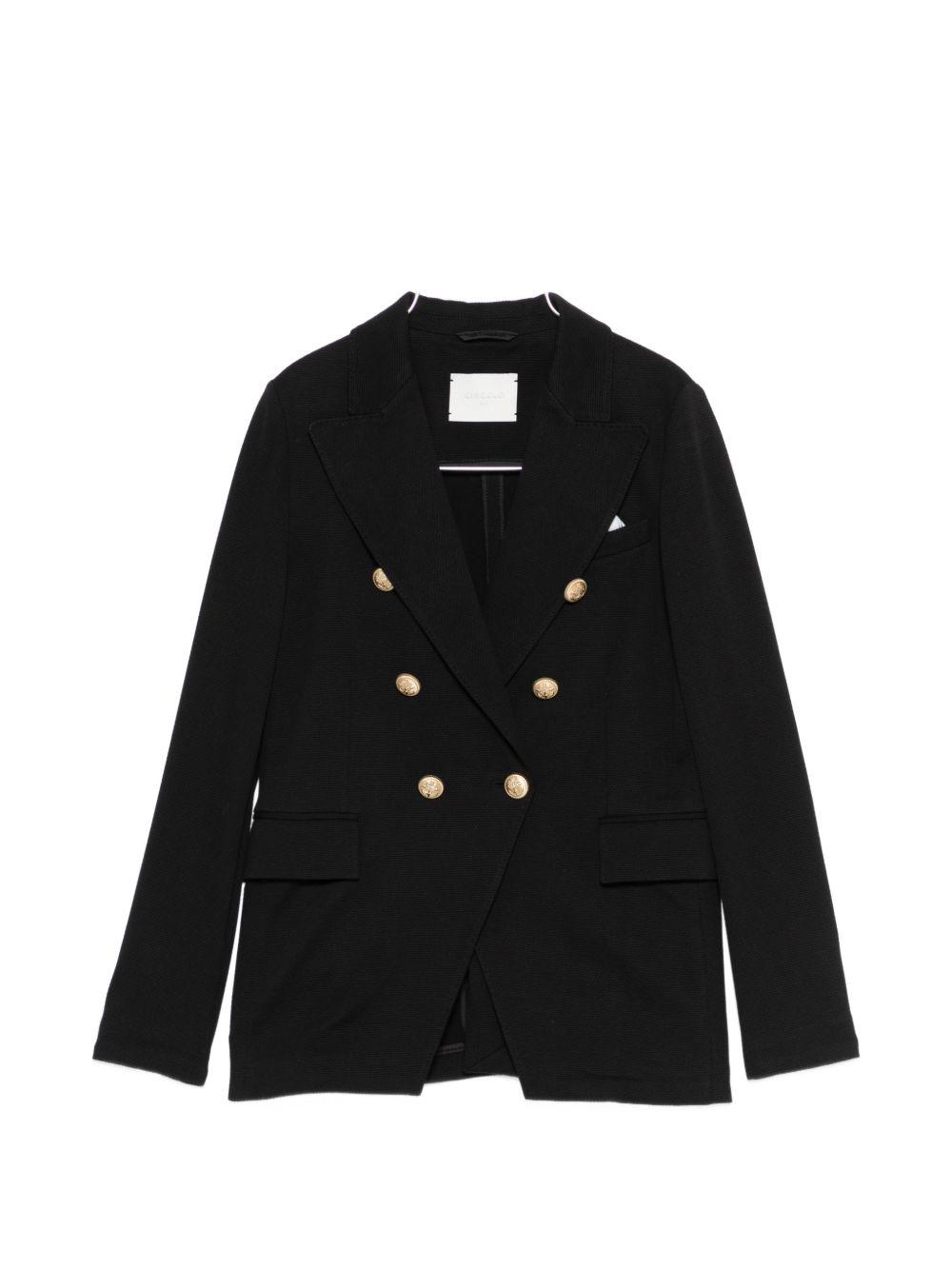 circolo 1901 jackets black cotton - women