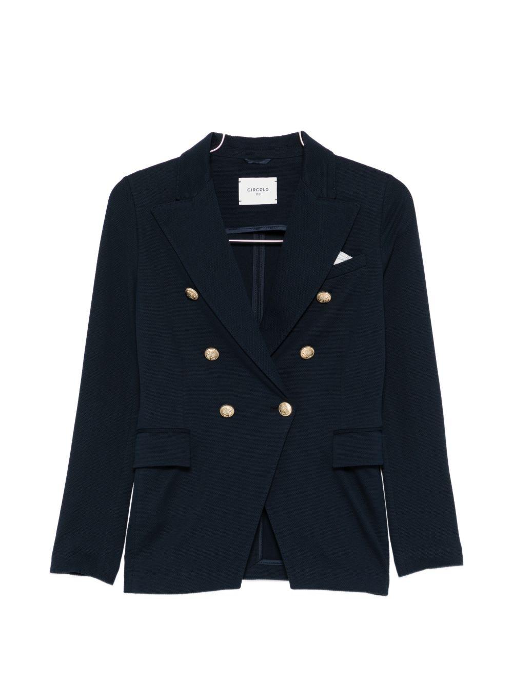 circolo 1901 jackets blue cotton - women