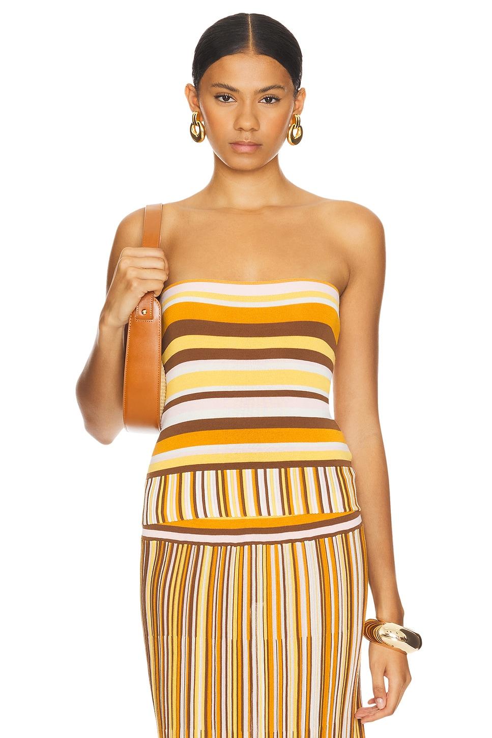 citara strapless top