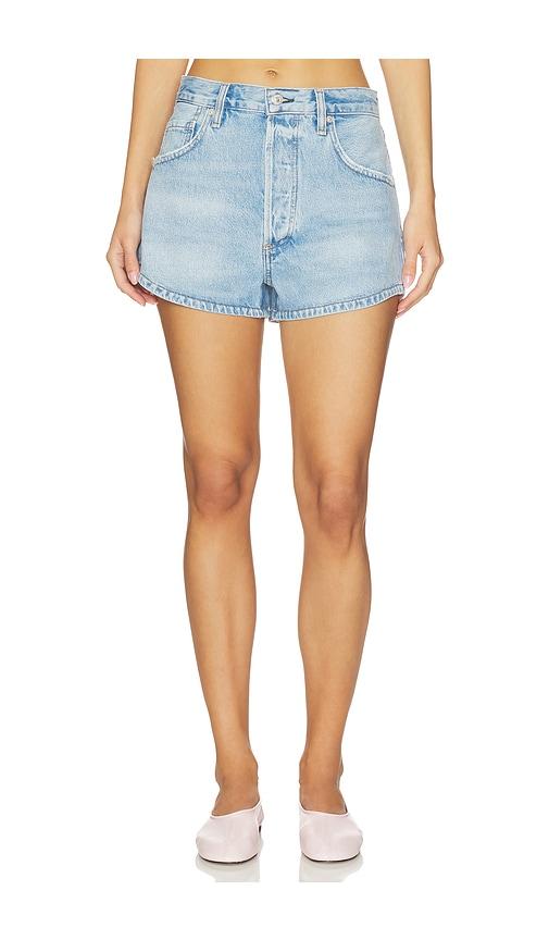 citizens of humanity abita short in blue.