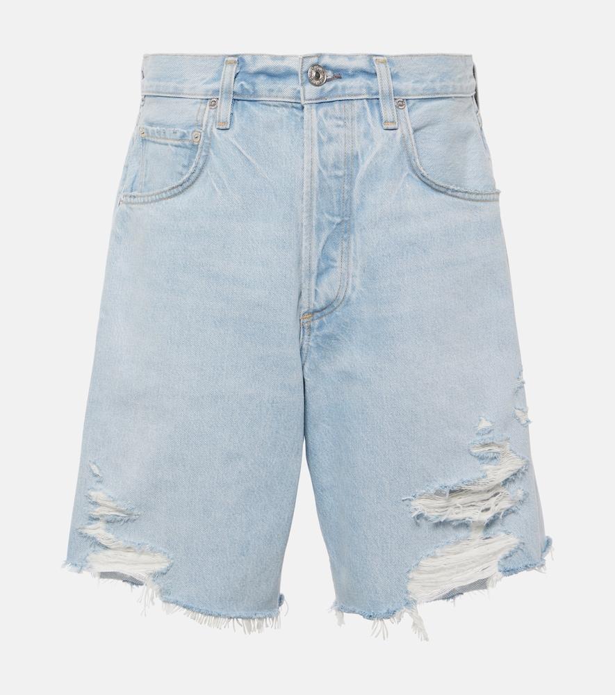 citizens of humanity ayla distressed denim shorts