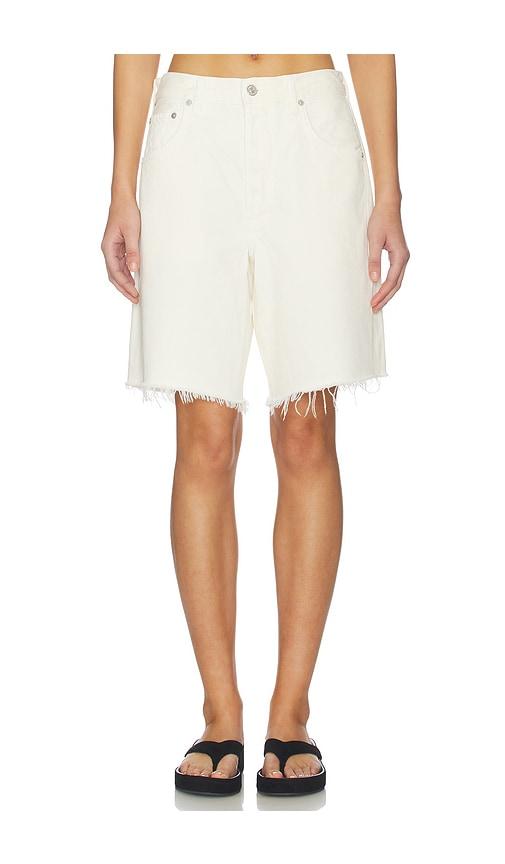 citizens of humanity ayla short in ivory.