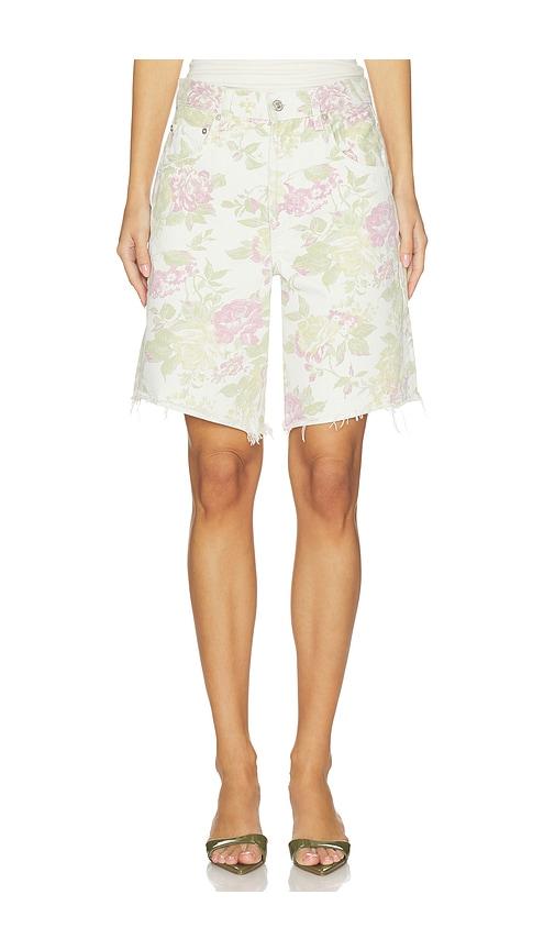 citizens of humanity ayla short in white,sage.