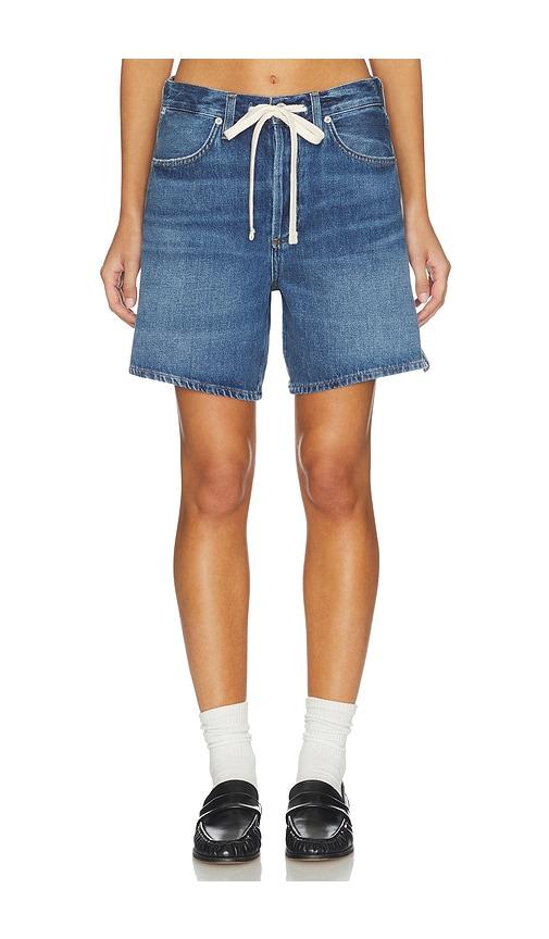 citizens of humanity brynn short in blue.