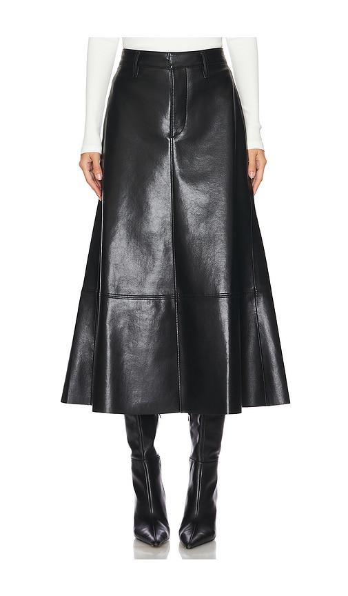 citizens of humanity cassia skirt in black.