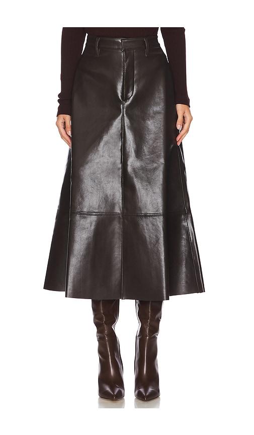 citizens of humanity cassia skirt in brown.