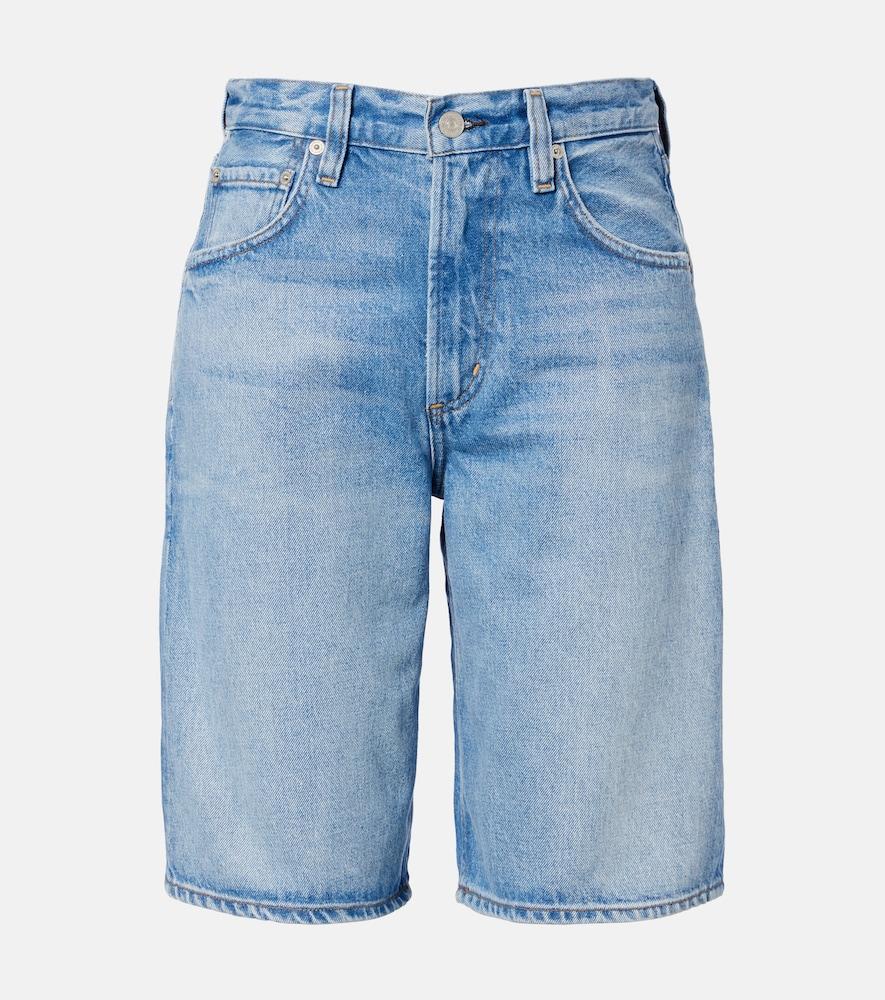 citizens of humanity court denim bermuda shorts