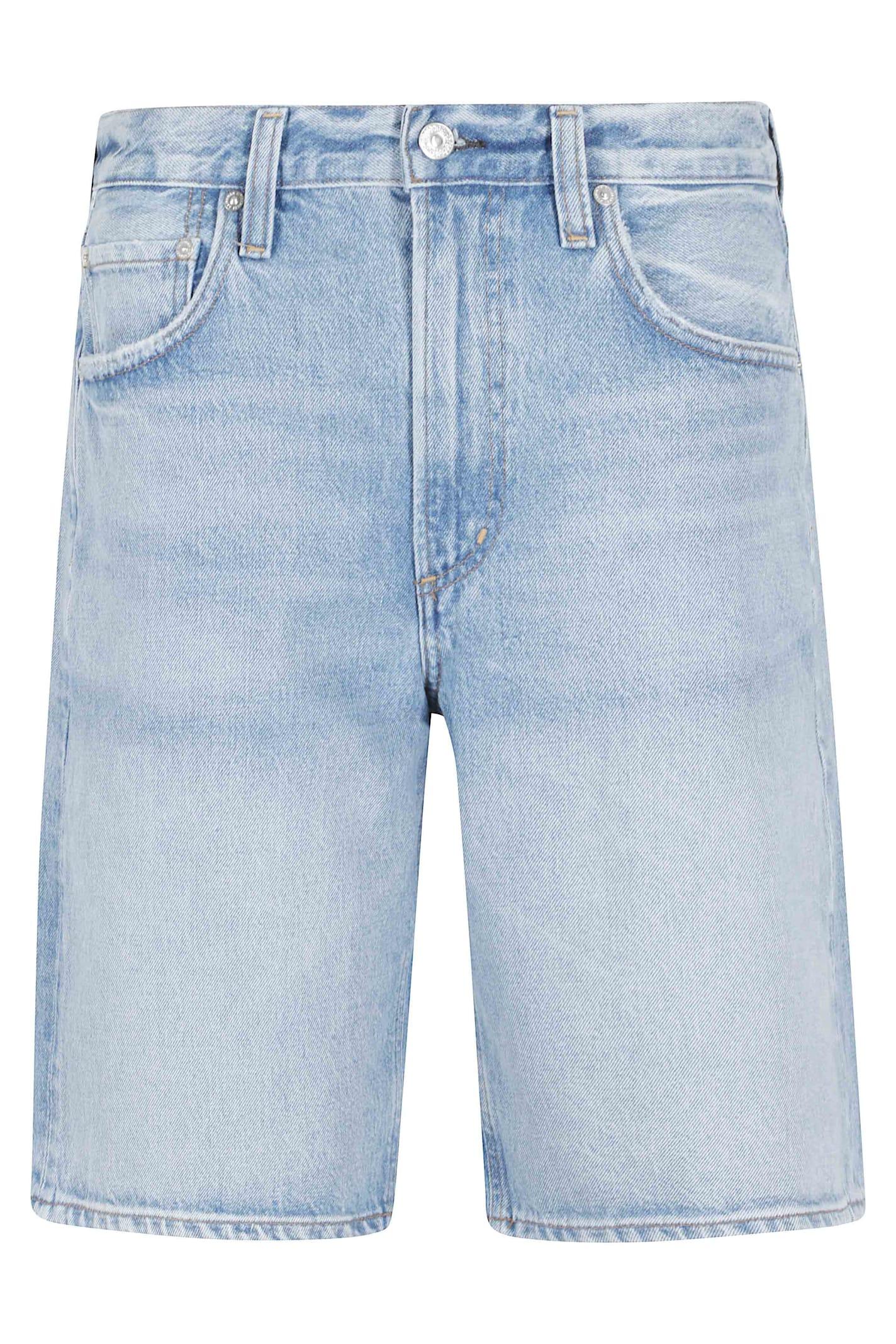 citizens of humanity court denim short in cupid