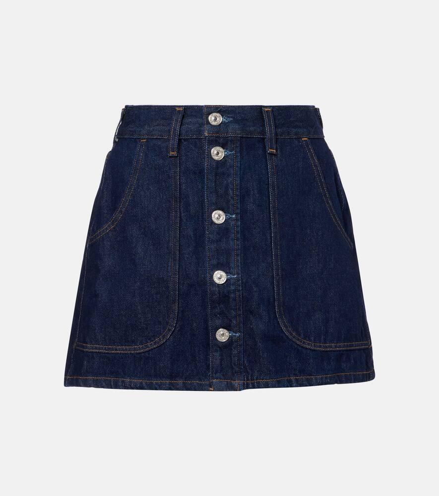 citizens of humanity denim miniskirt