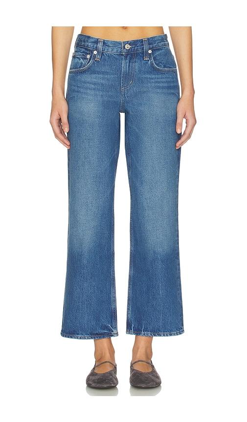 citizens of humanity faye vintage straight jeans in blue.