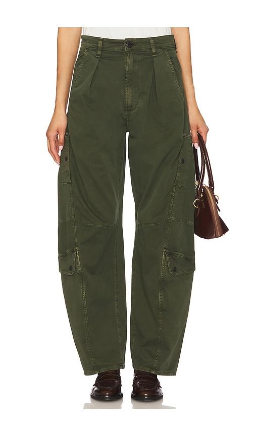 citizens of humanity flight pant in green.