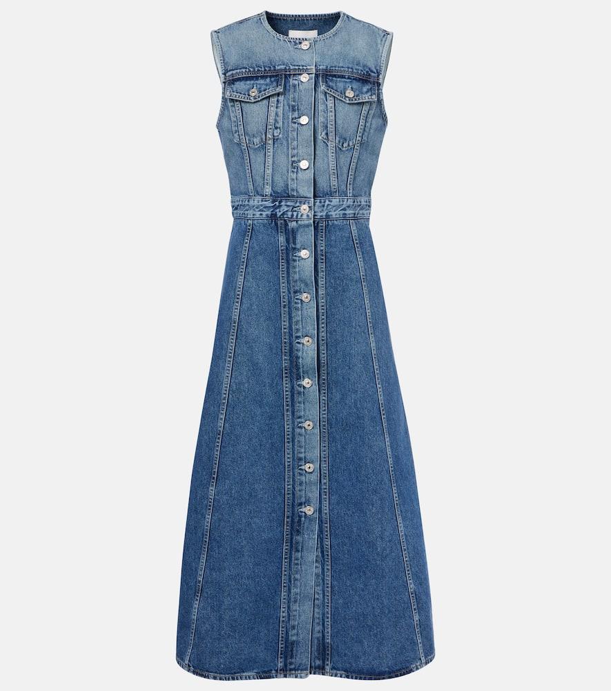 citizens of humanity idalene denim midi dress
