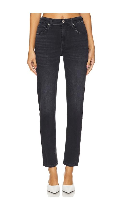 citizens of humanity isola slim jeans in black.