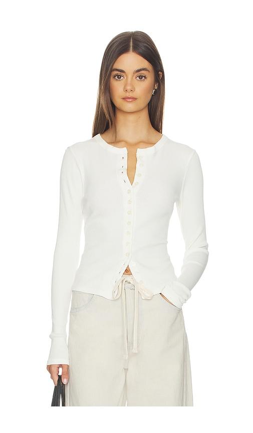 citizens of humanity kari long cardigan in ivory.