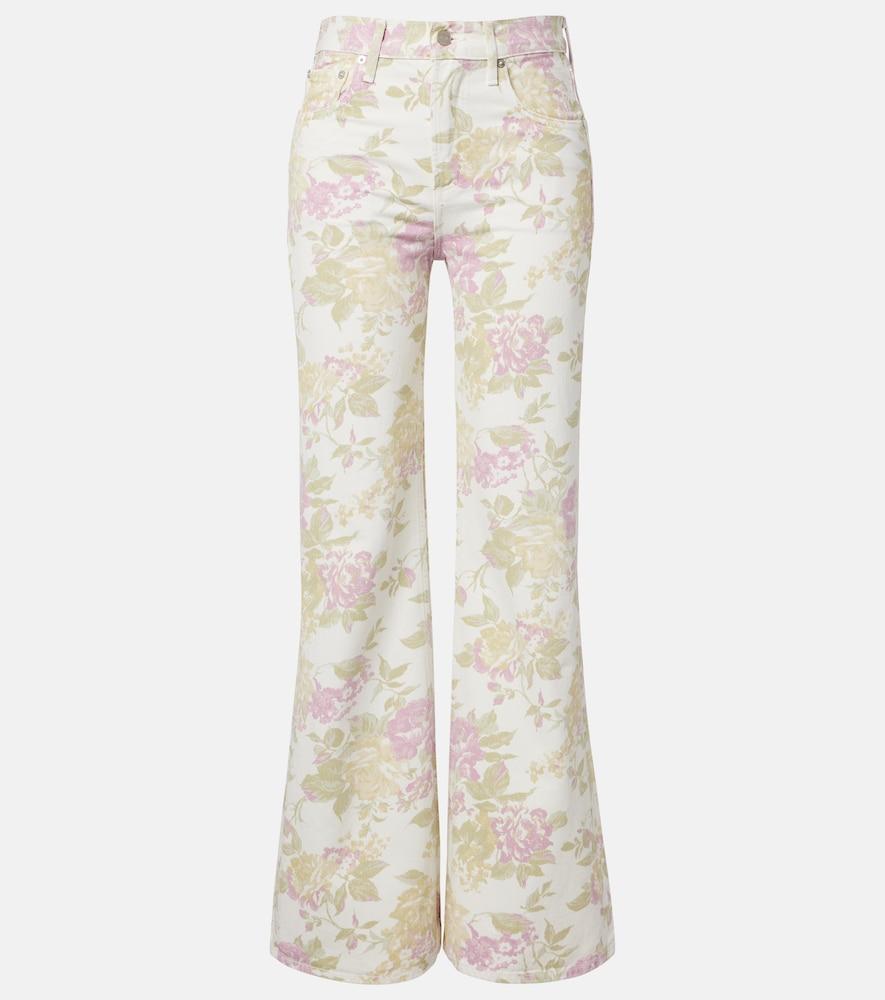citizens of humanity kimberly '70s floral flared jeans