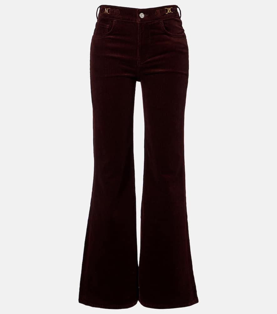citizens of humanity kimberly cotton corduroy flared pants