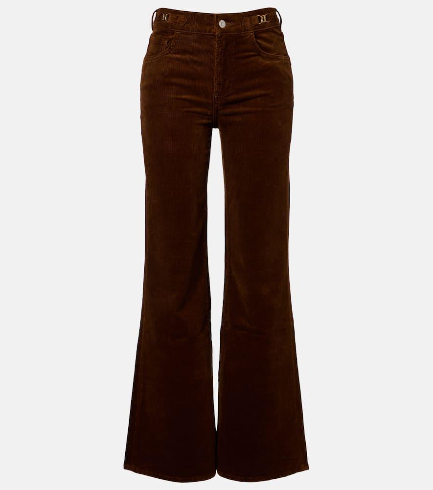 citizens of humanity kimberly cotton corduroy flared pants