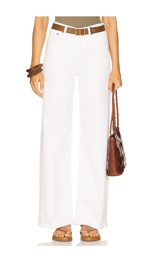 citizens of humanity lyra long jeans in ivory.