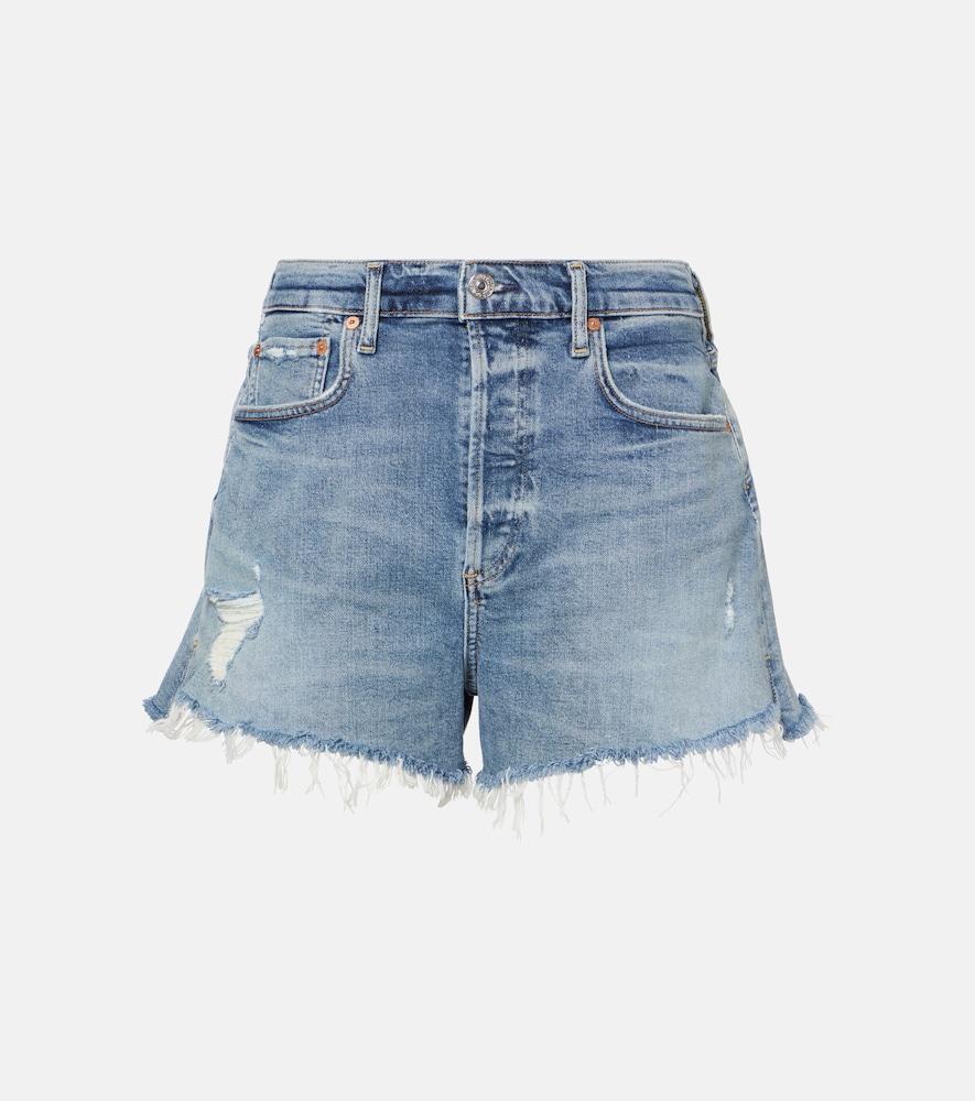 citizens of humanity marlow distressed denim shorts