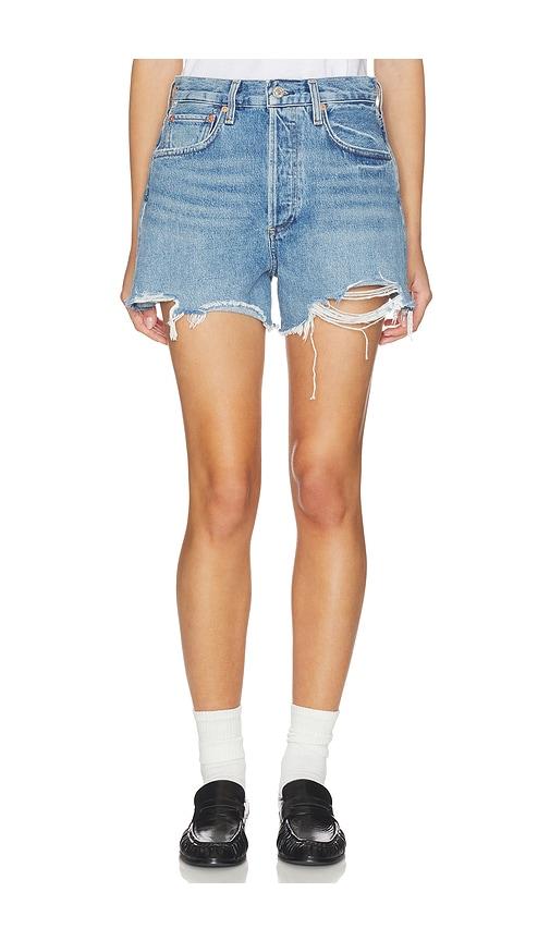 citizens of humanity marlow vintage short in blue.