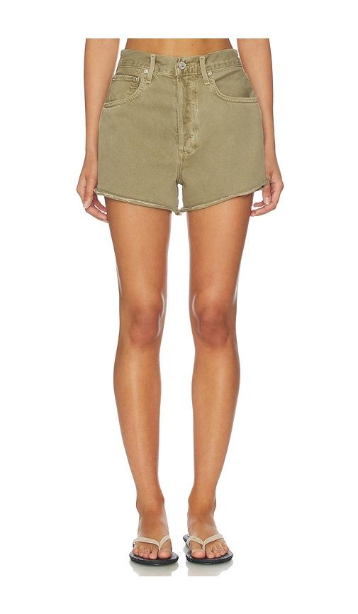 citizens of humanity marlow vintage short in brown.