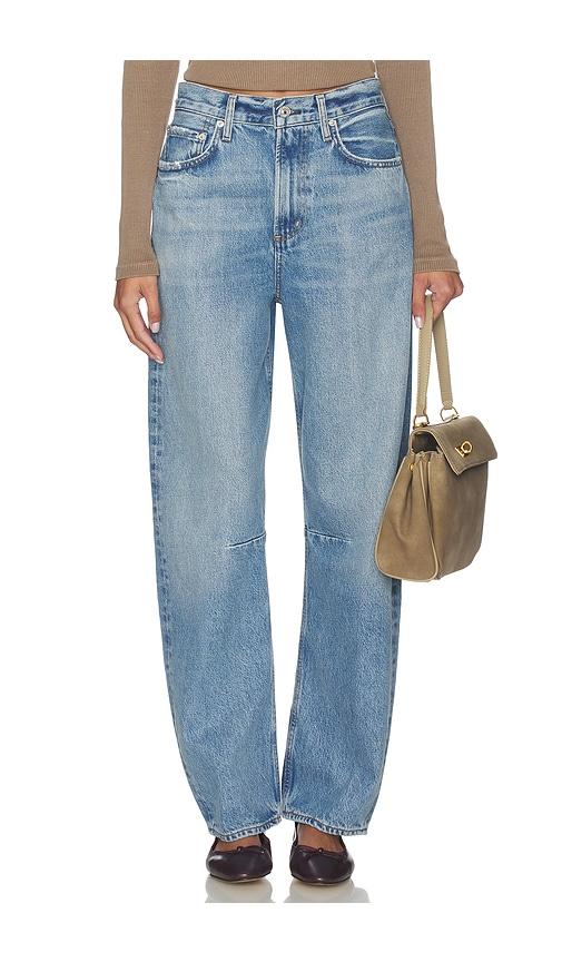 citizens of humanity miro long relaxed jean in blue.