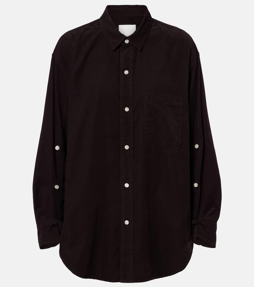 citizens of humanity oversized cotton corduroy shirt