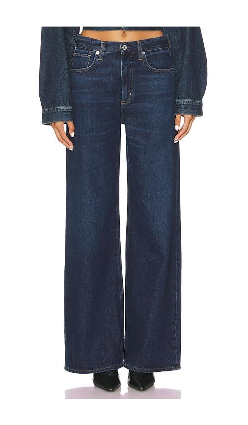 citizens of humanity paloma baggy jeans in blue.