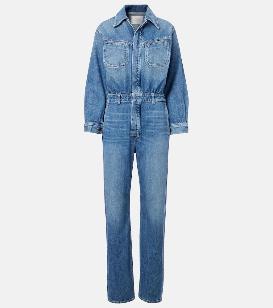 citizens of humanity solene denim jumpsuit