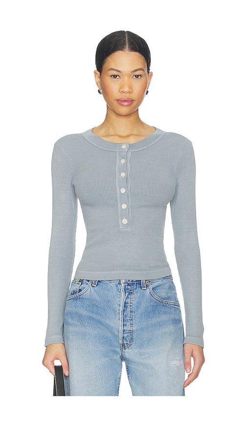 citizens of humanity varra top in grey.