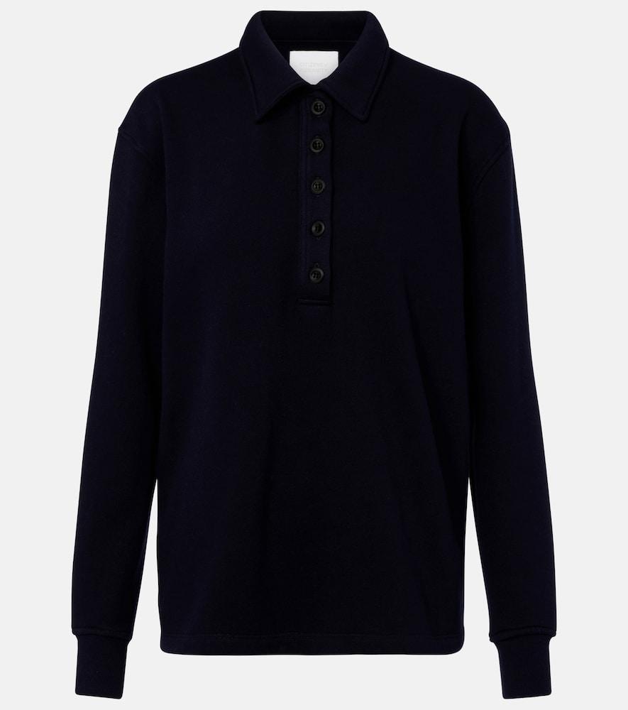 citizens of humanity vintage fleece polo sweater