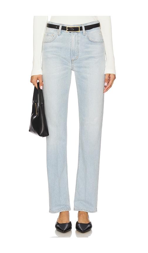 citizens of humanity zurie straight jeans in blue.