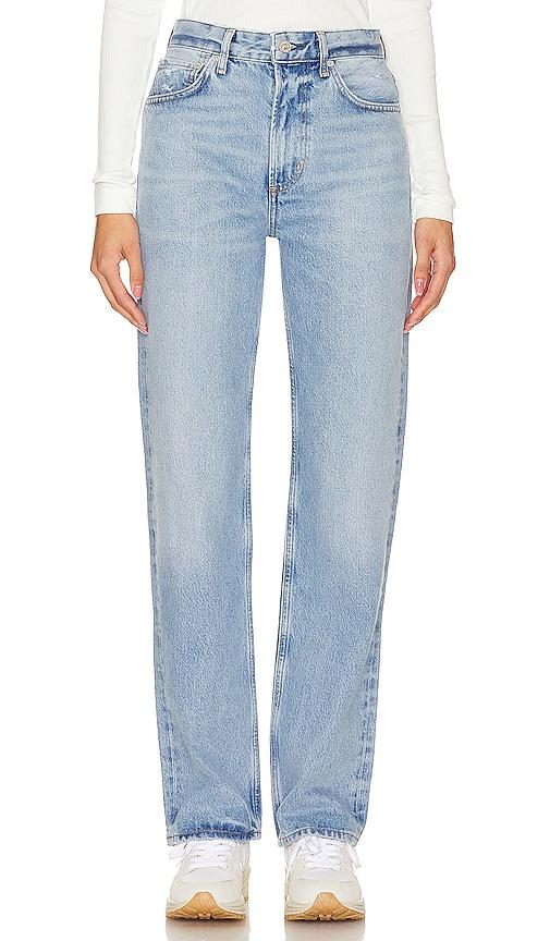 citizens of humanity zurie straight leg jeans in denim-light.