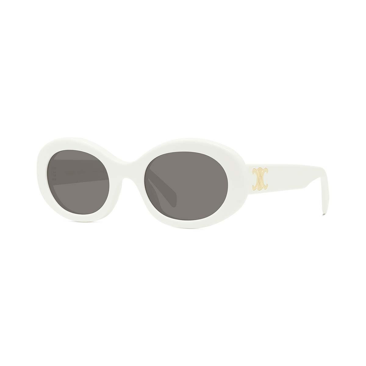 cl40194u triomphe 25a bianco acetate occhiali sole - women