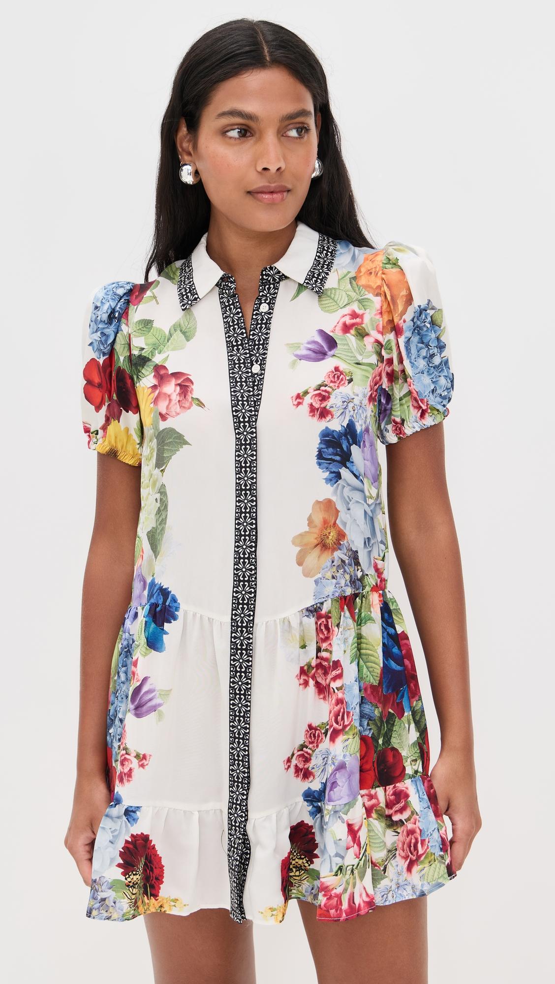 claire tiered mini dress