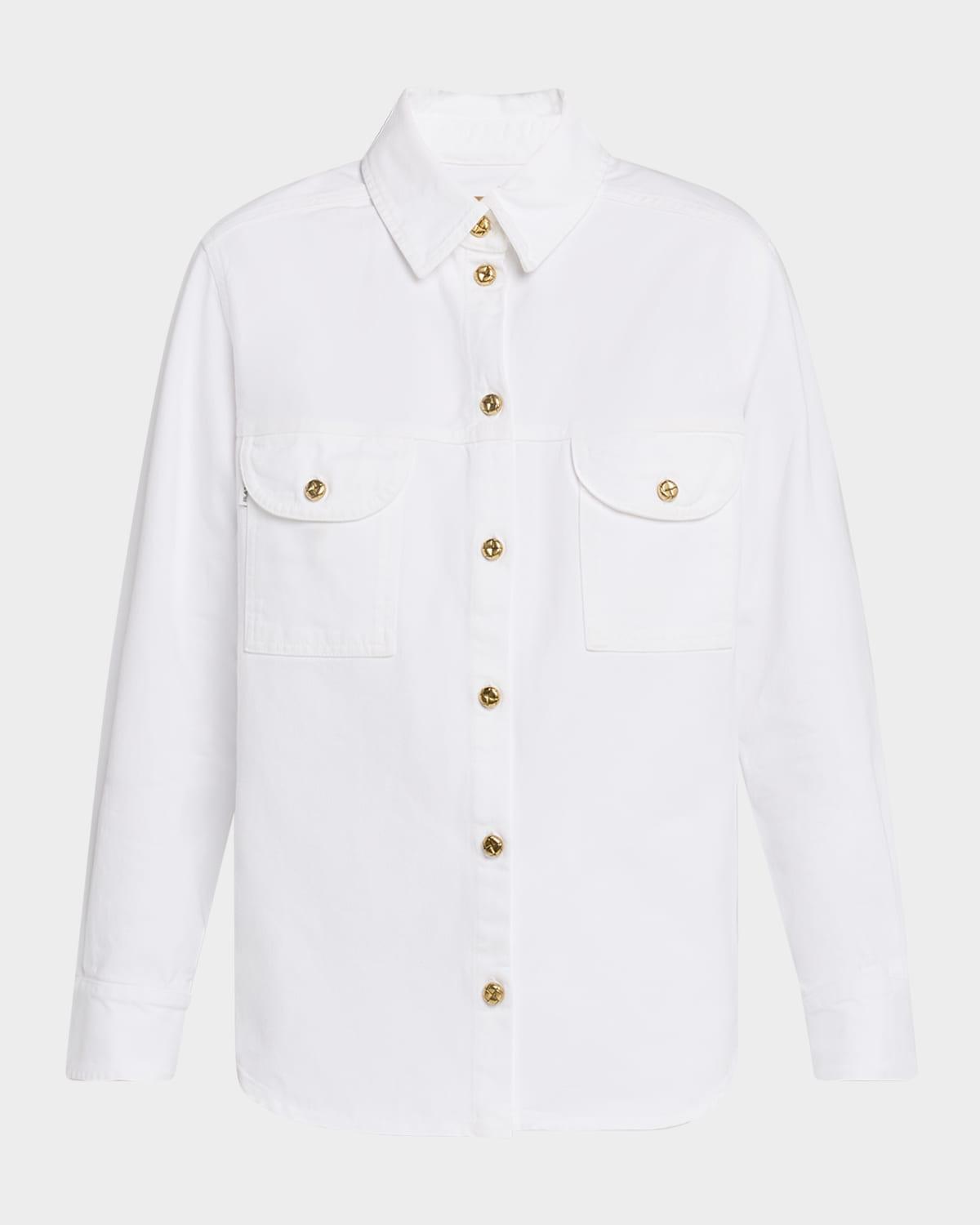 clapotis berber denim shirt