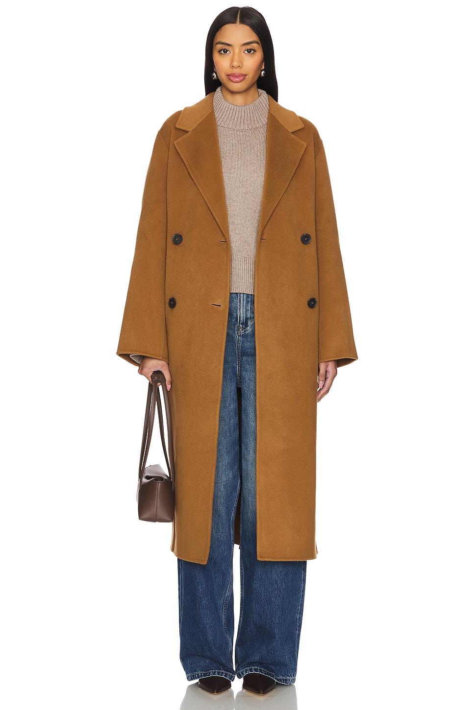 clara double breasted oversized coat
