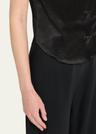 clare slip satin shirt
