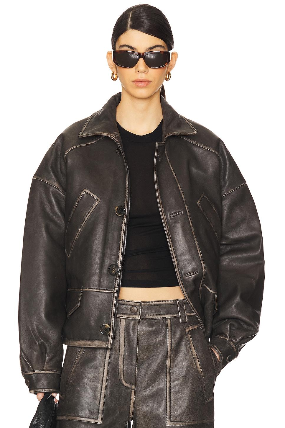 claria leather jacket