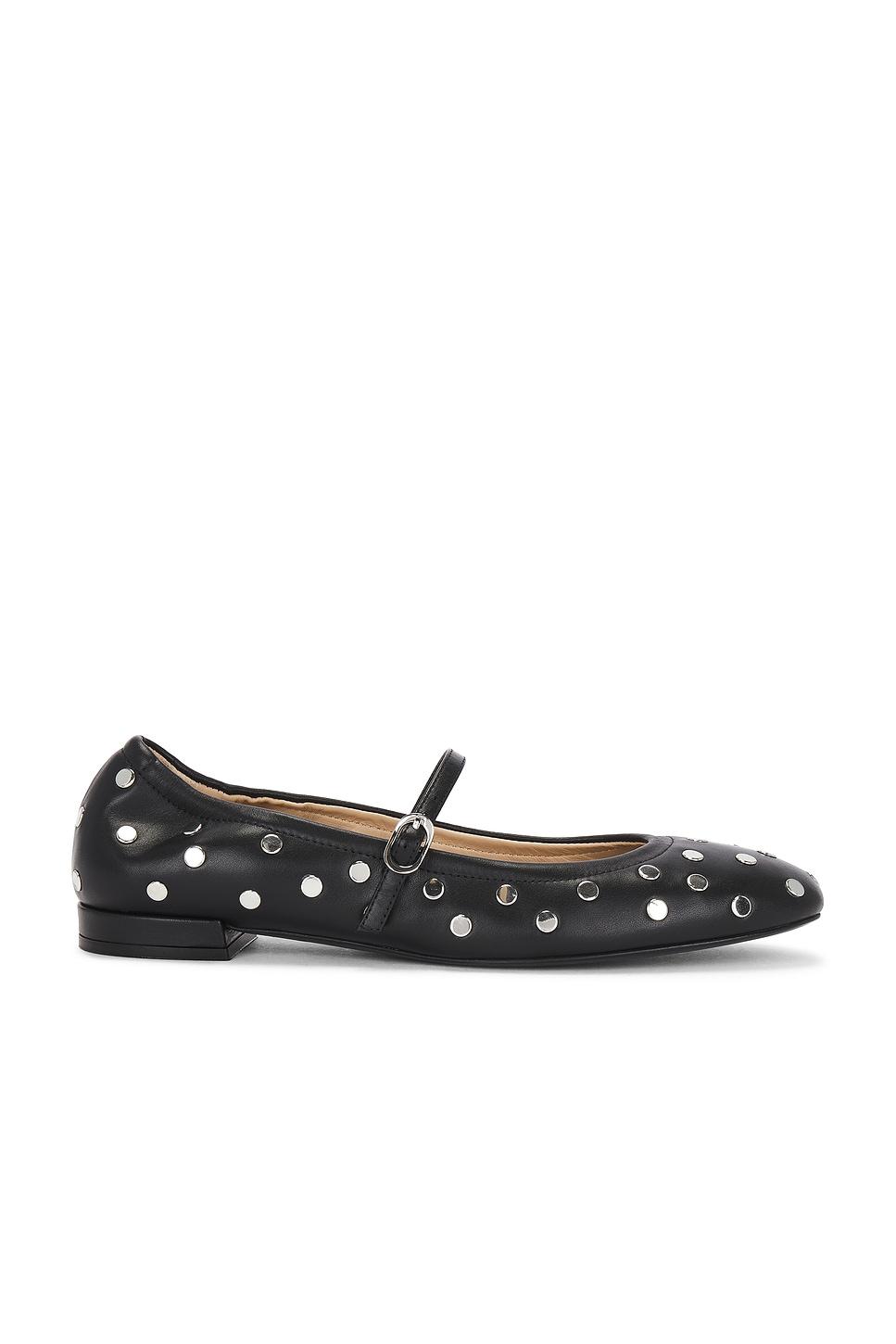 claris stud ballet flat
