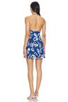 clarisse halter mini dress