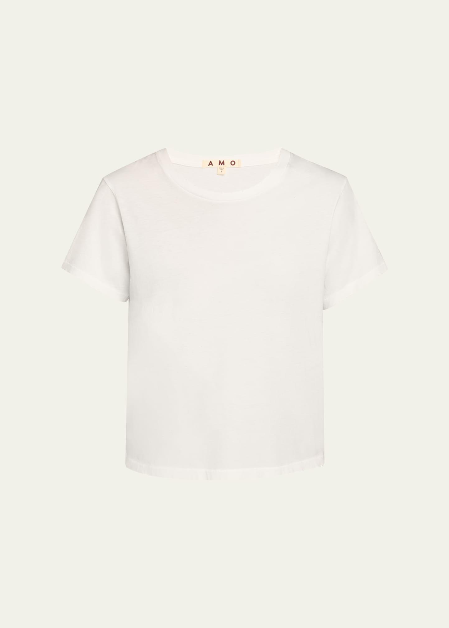 classic cotton short-sleeve crewneck tee