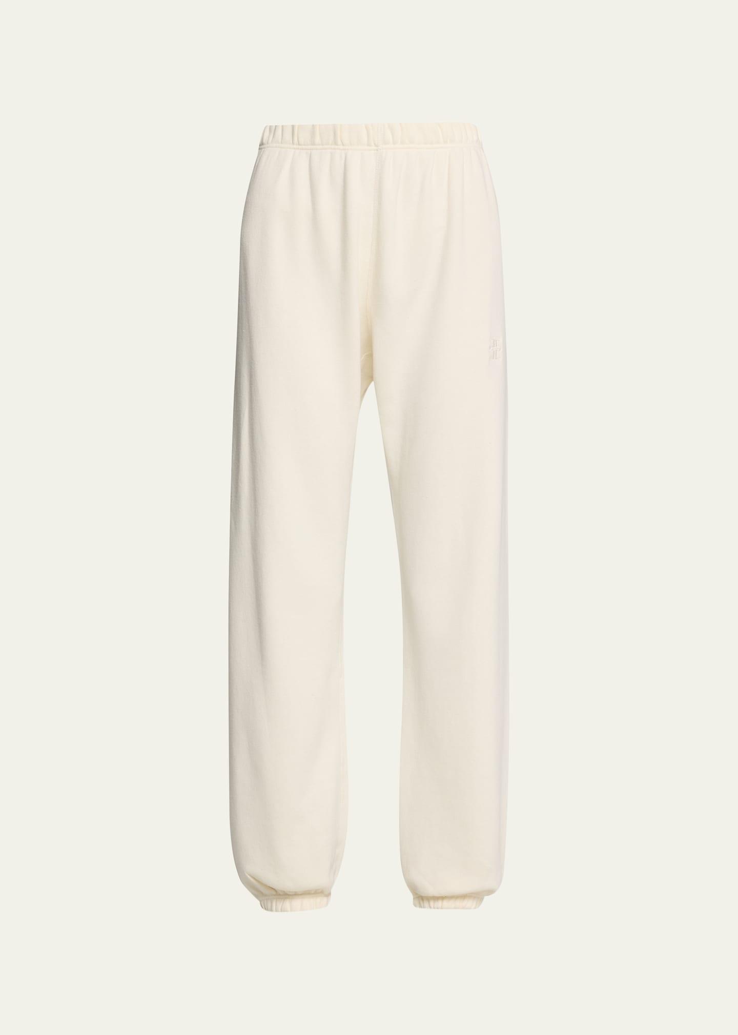 classic french terry cinched-cuff sweatpants