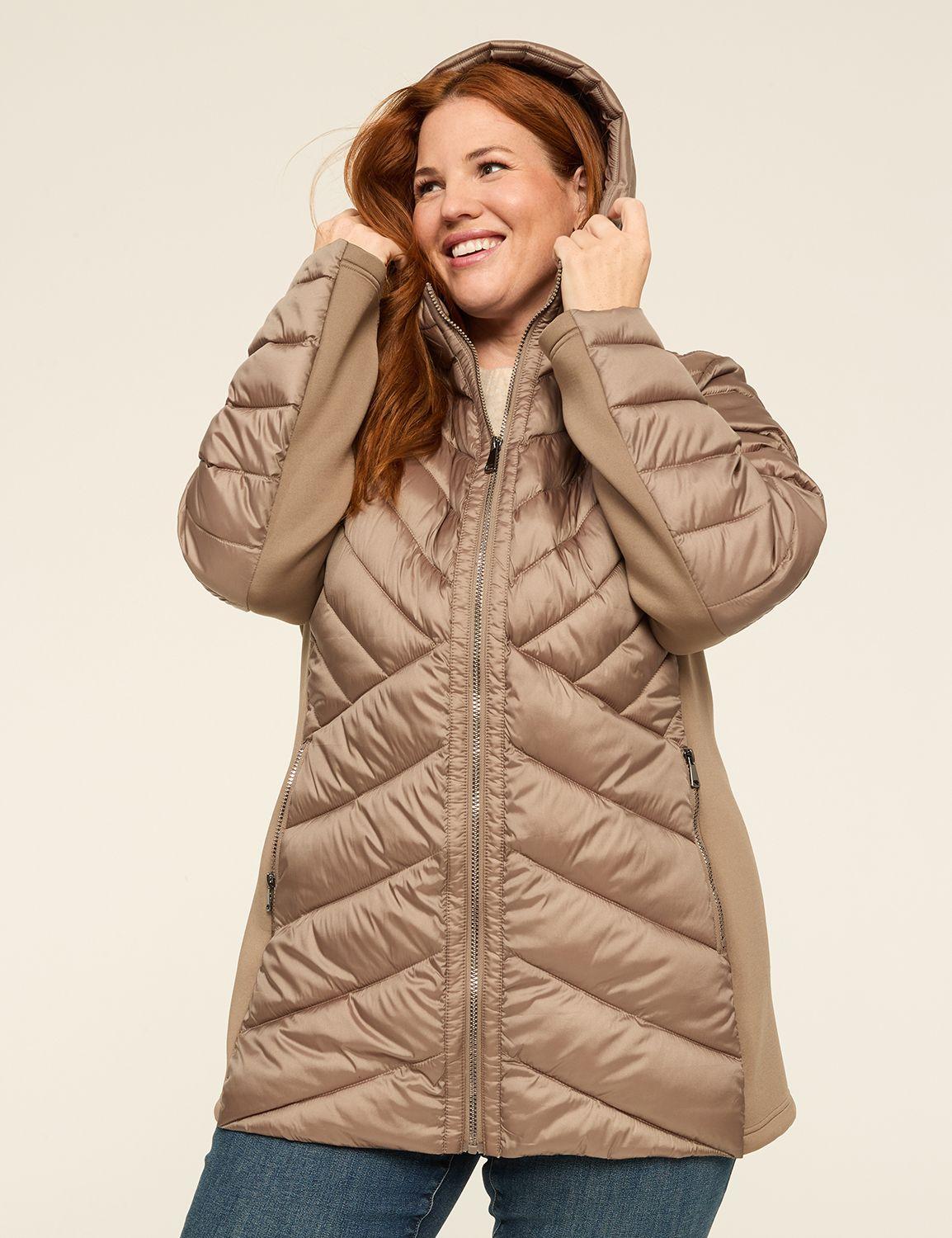 classic midi puffer coat