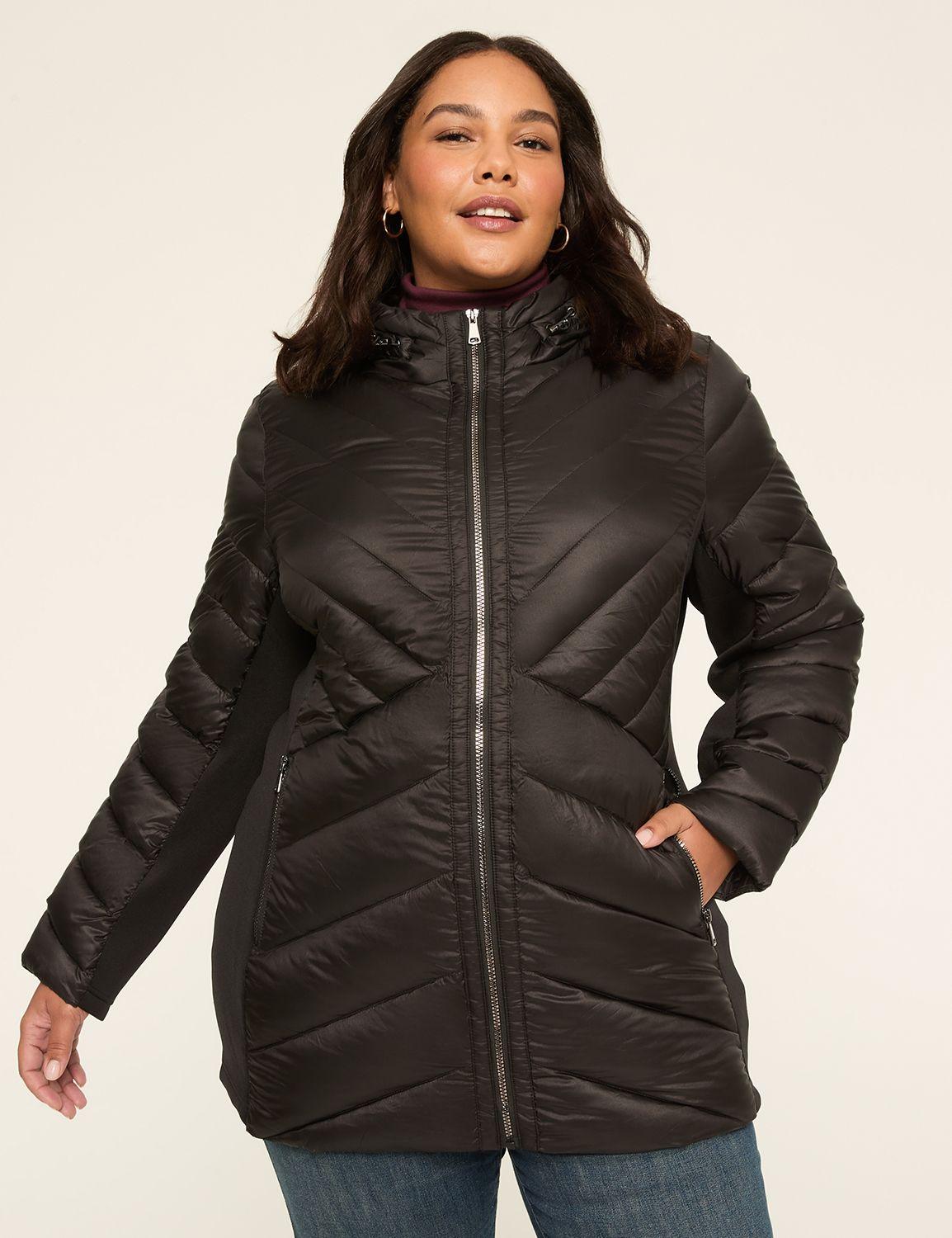classic midi puffer coat