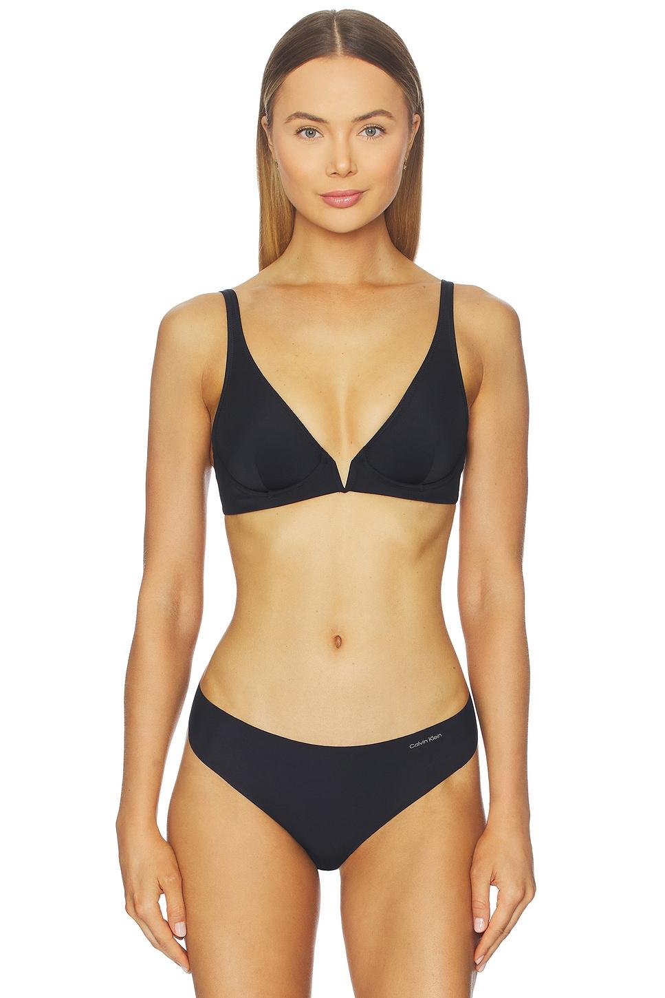 classic plunge underwire bra